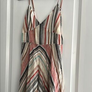 Striped Multicolor Women's Dress